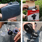 Inflatable Car Mattress Portable Travel Camping Air Bed Rest Sleeping Bed Grey