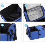 Car Portable Storage Box Waterproof Oxford Cloth Multifunction Organizer Blue