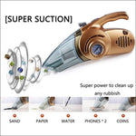 Multi-functional 4 in 1 Car Vacuum Cleaner